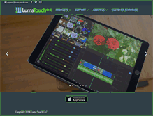 Tablet Screenshot of luma-touch.com